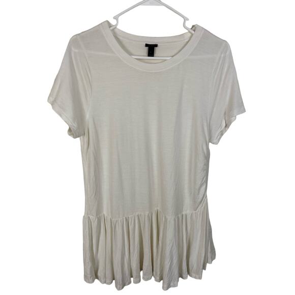 J. Crew Cream Tunic Top - Picture 1 of 7